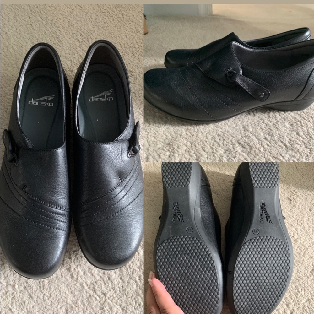 DANSKO Franny Black Milled Nappa